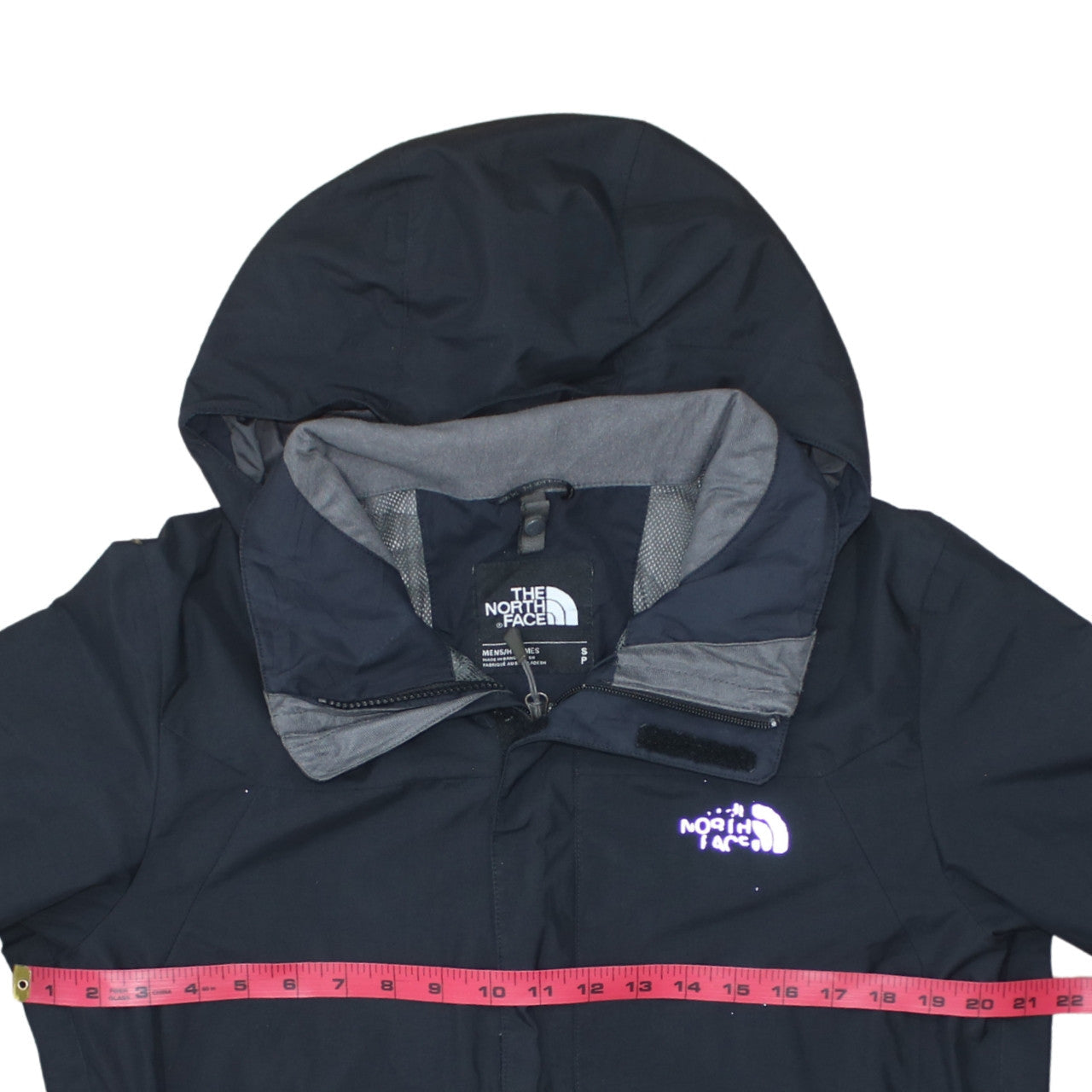 The North Face Mens Black Small Waterproof Hooded Jacket