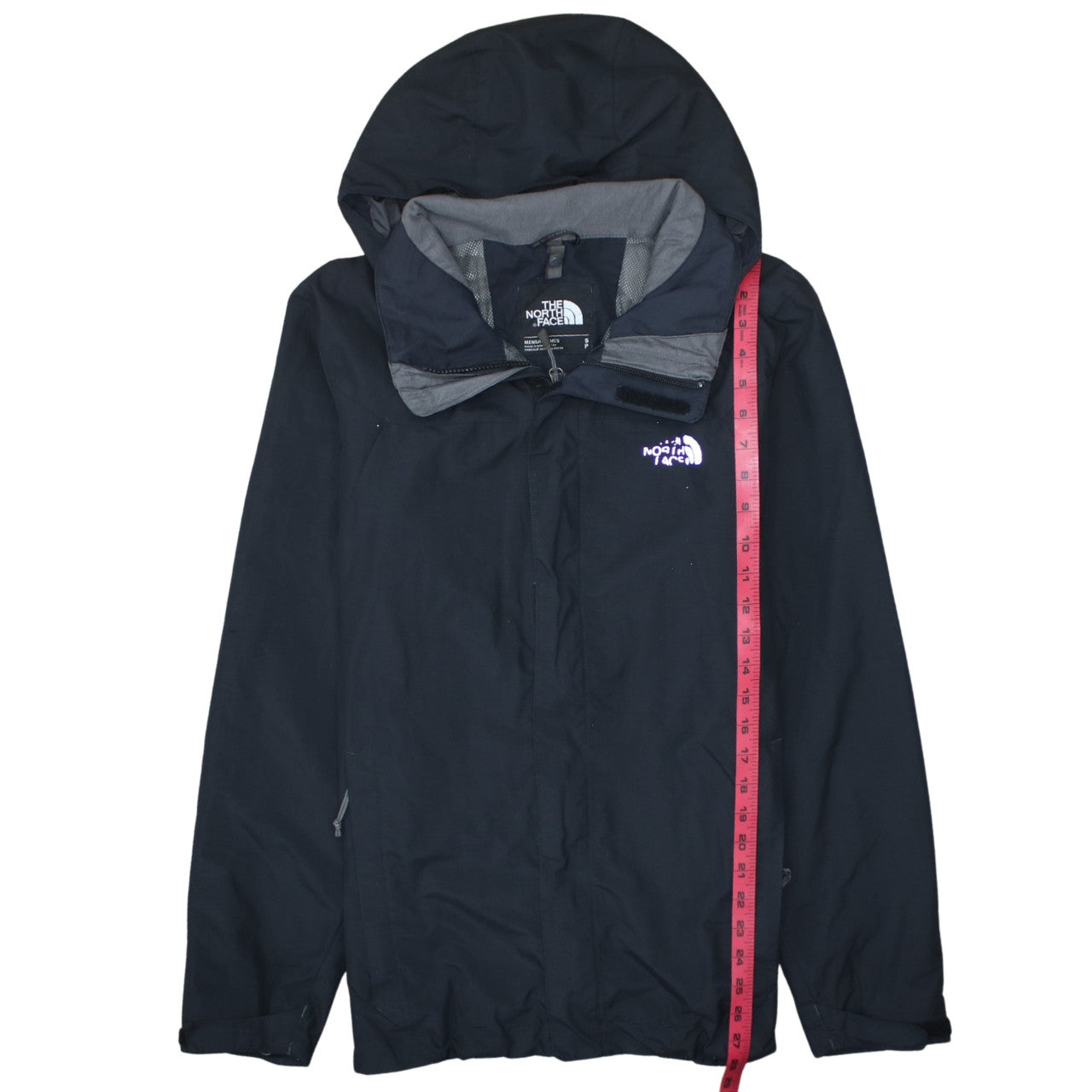 The North Face Mens Black Small Waterproof Hooded Jacket
