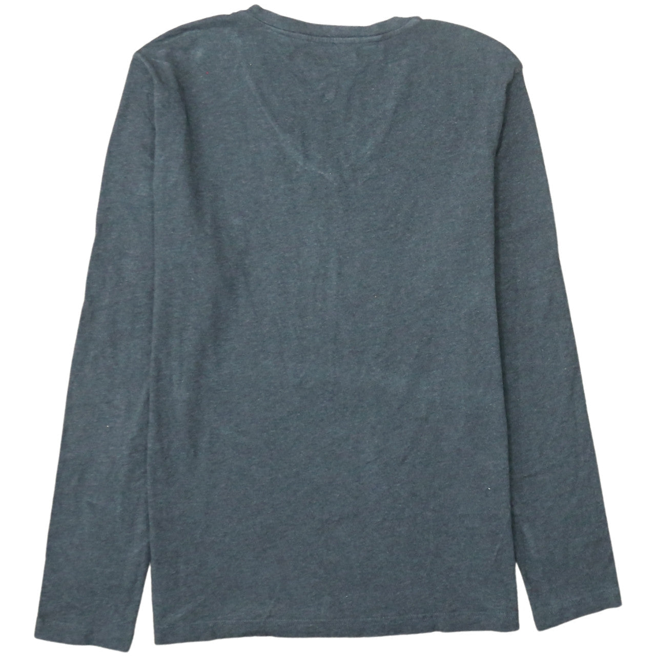 Tommy Hilfiger Men's Grey Long Sleeve V-Neck T-Shirt XL