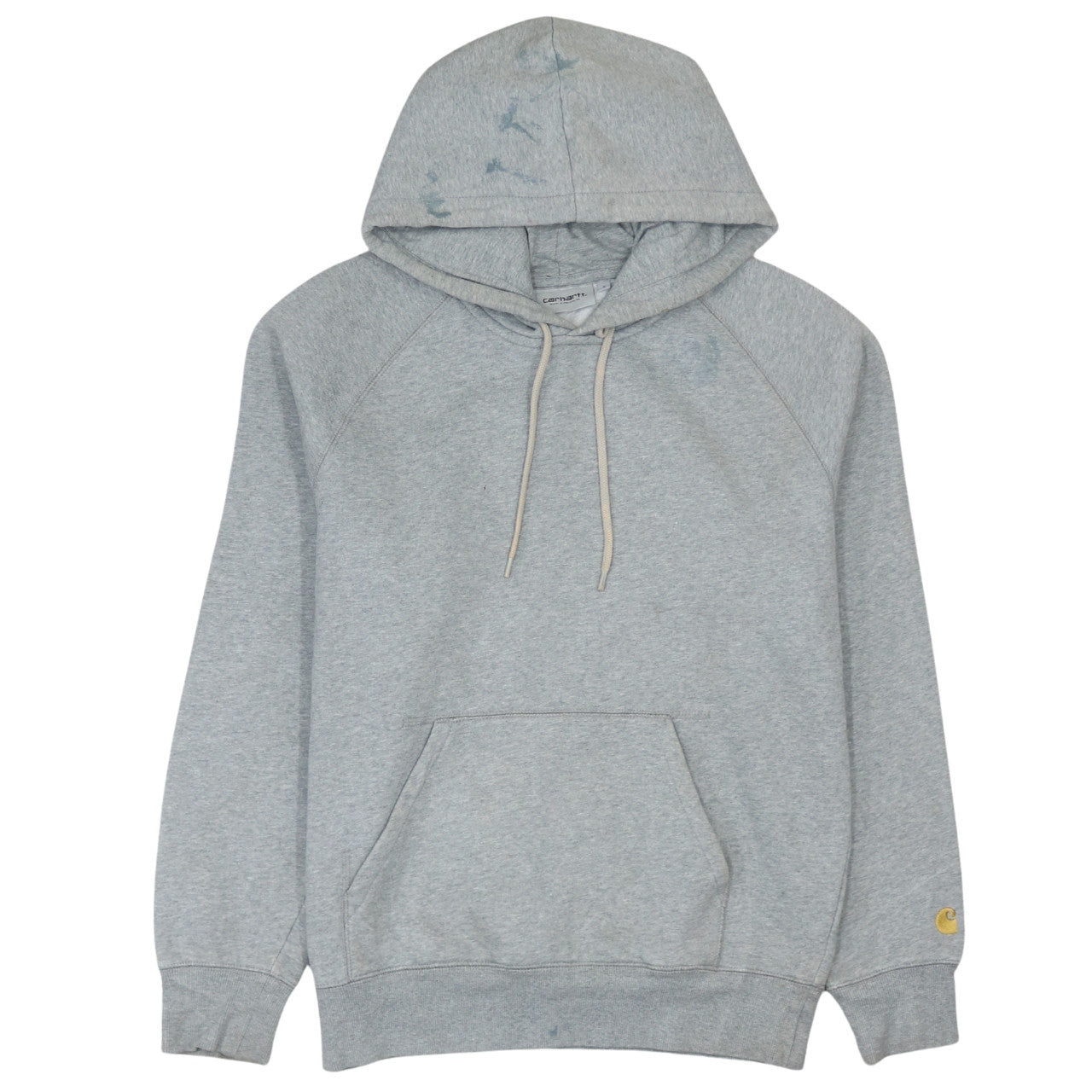 Carhartt Work In Progress Grey Pullover Hoodie Women S Cotton Blend