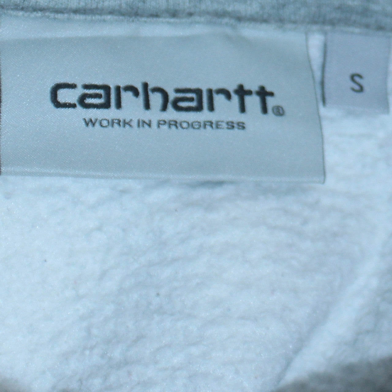 Carhartt Work In Progress Grey Pullover Hoodie Women S Cotton Blend