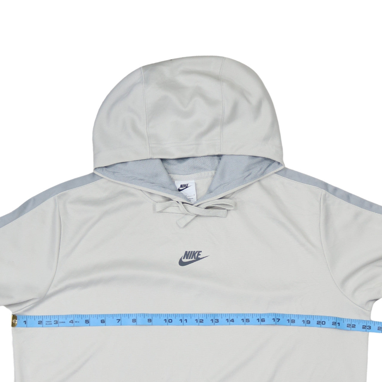 Nike Men's Grey Pullover Hoodie L Lightweight Sportswear