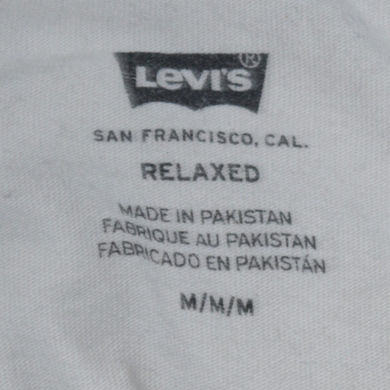 Levi's Men's White Organic Relaxed Fit Graphic T-Shirt Size M