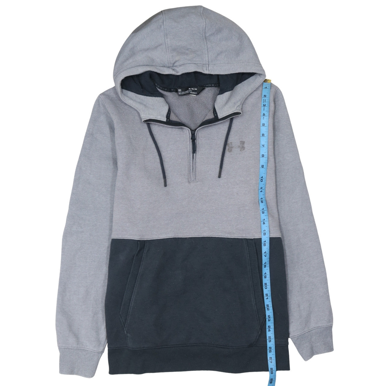 Under Armour Men's Grey XL 1/4 Zip ColdGear Hoodie