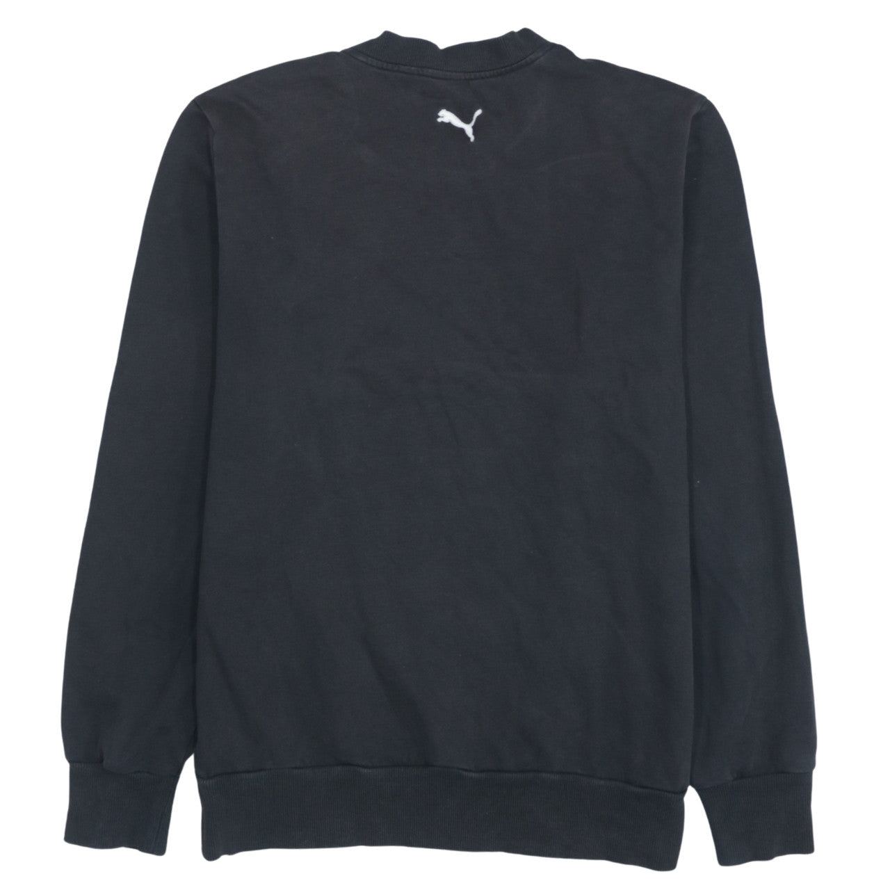 Puma Men's Black Long Sleeve Crew Neck Pullover Sweatshirt L