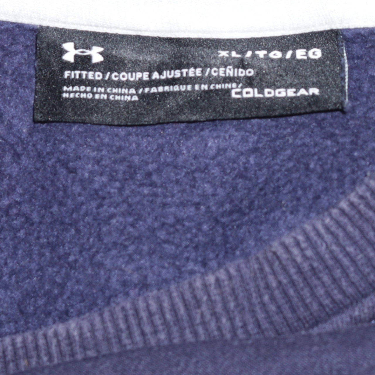 Under Armour Men's Blue XL Pullover ColdGear Fleece Sweatshirt