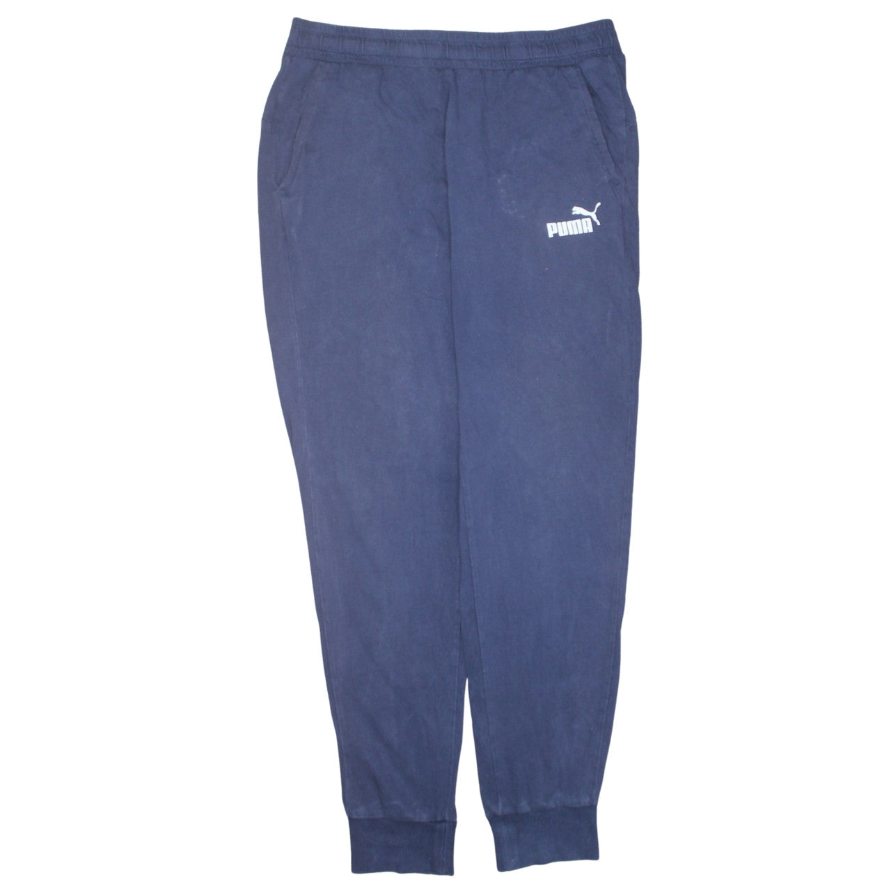 Puma Men's Blue Jogger Sweatpants L Regular Fit Casual Trousers