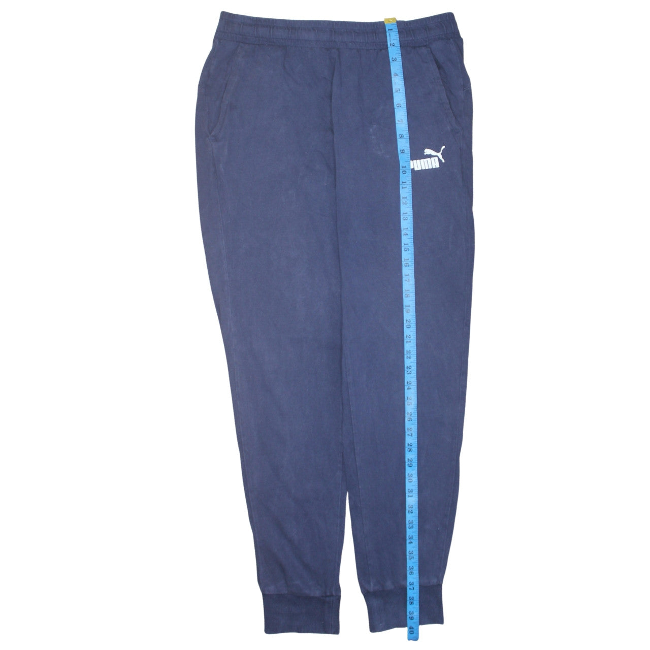 Puma Men's Blue Jogger Sweatpants L Regular Fit Casual Trousers