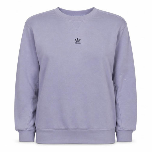 Adidas Women’s Lilac Crew Neck Sweatshirt Size 12 Cotton Blend
