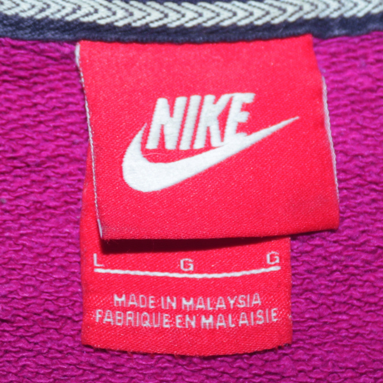 Nike Women’s Pink Long Sleeve Pullover Sweatshirt Size L
