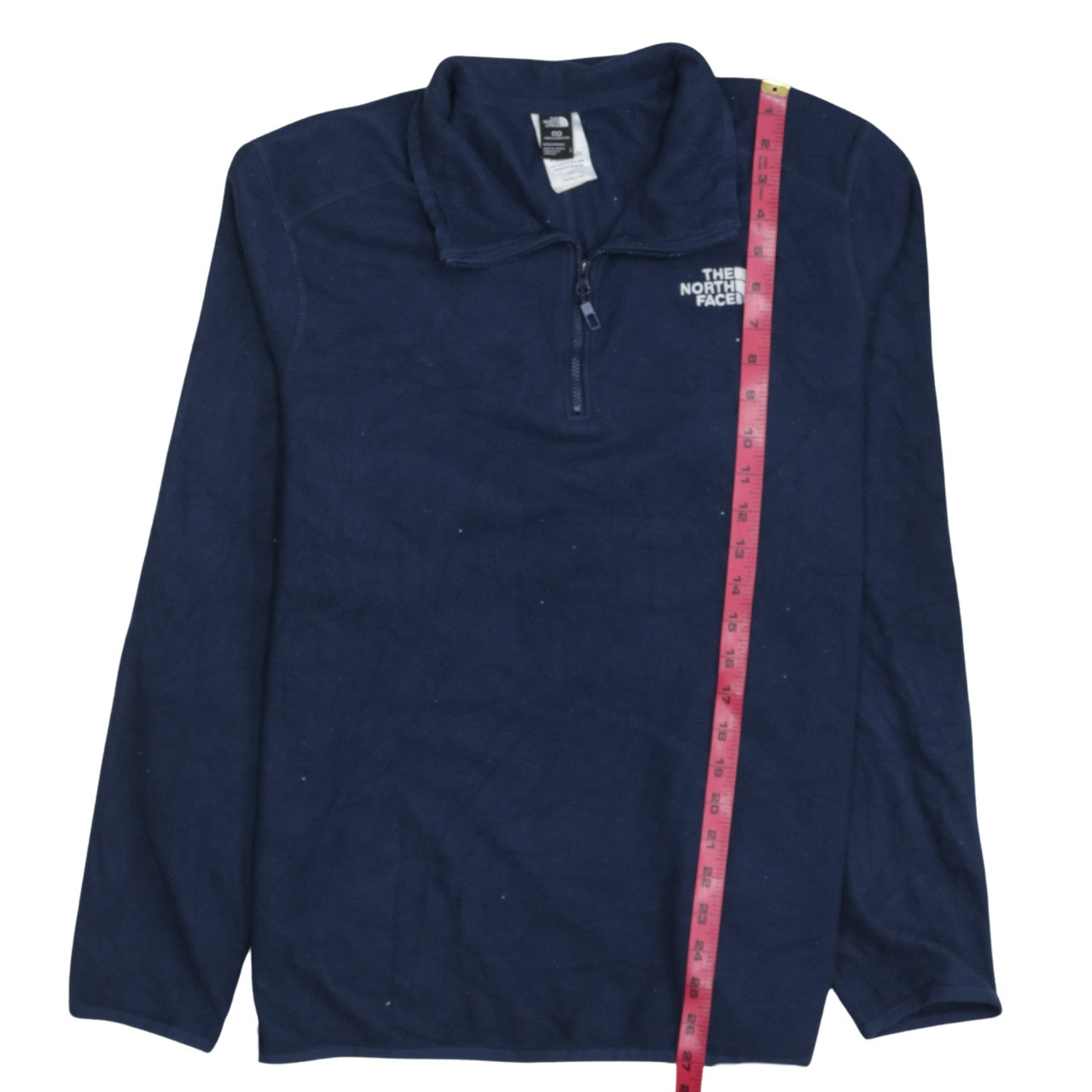 The North Face Men's Blue Fleece 1/4 Zip Pullover Sweatshirt L