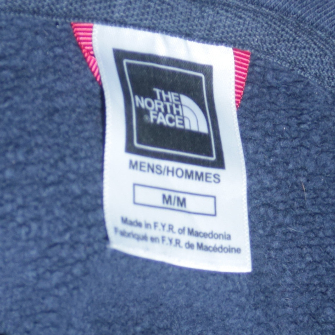 The North Face Men's Navy Cotton Pullover Hoodie Size M