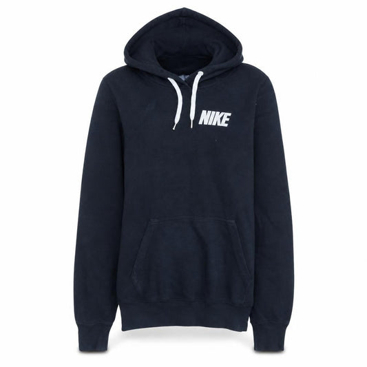 Nike Womens Black XS Pullover Hoodie Cotton Blend Sweatshirt