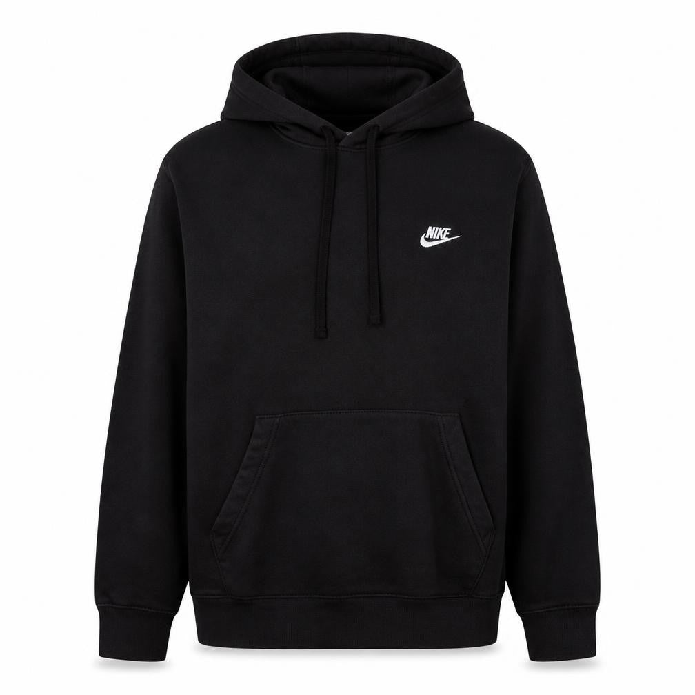 Nike Men's Black Pullover Hoodie M Fleece Sportswear