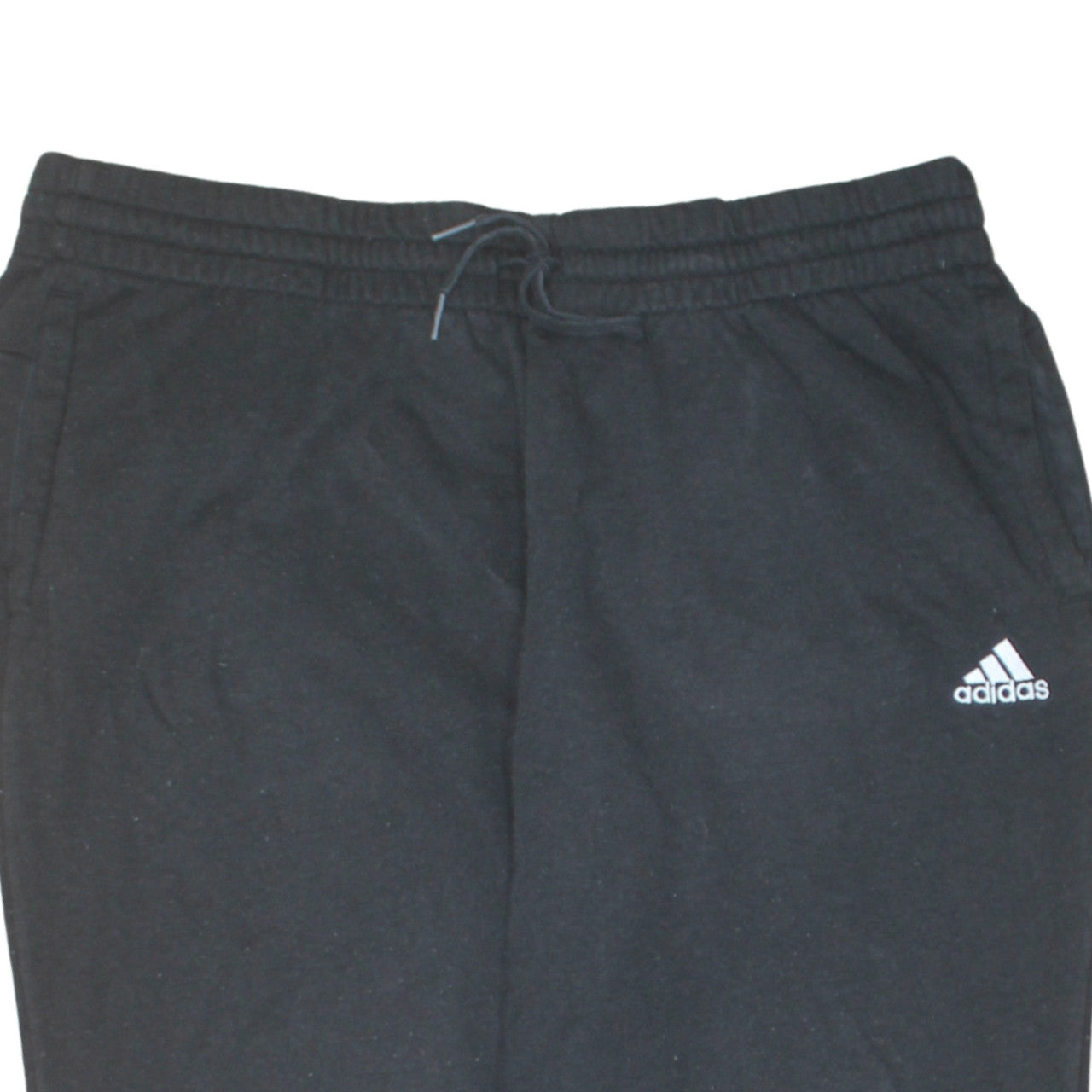 Adidas Women Black XL Jogger Sweatpants with Logo Print