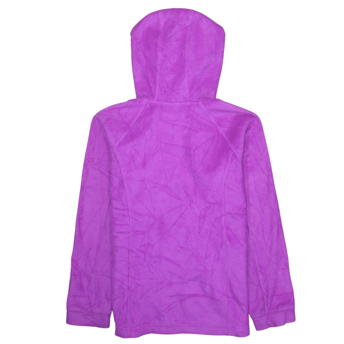 Columbia Girls Purple Fleece Full Zip Hooded Jacket Size L