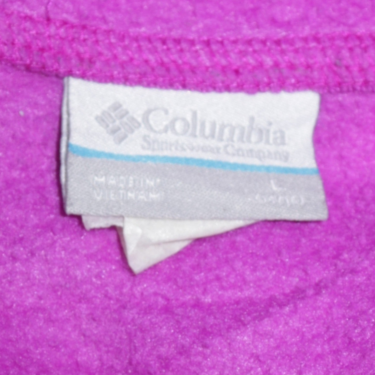 Columbia Girls Purple Fleece Full Zip Hooded Jacket Size L