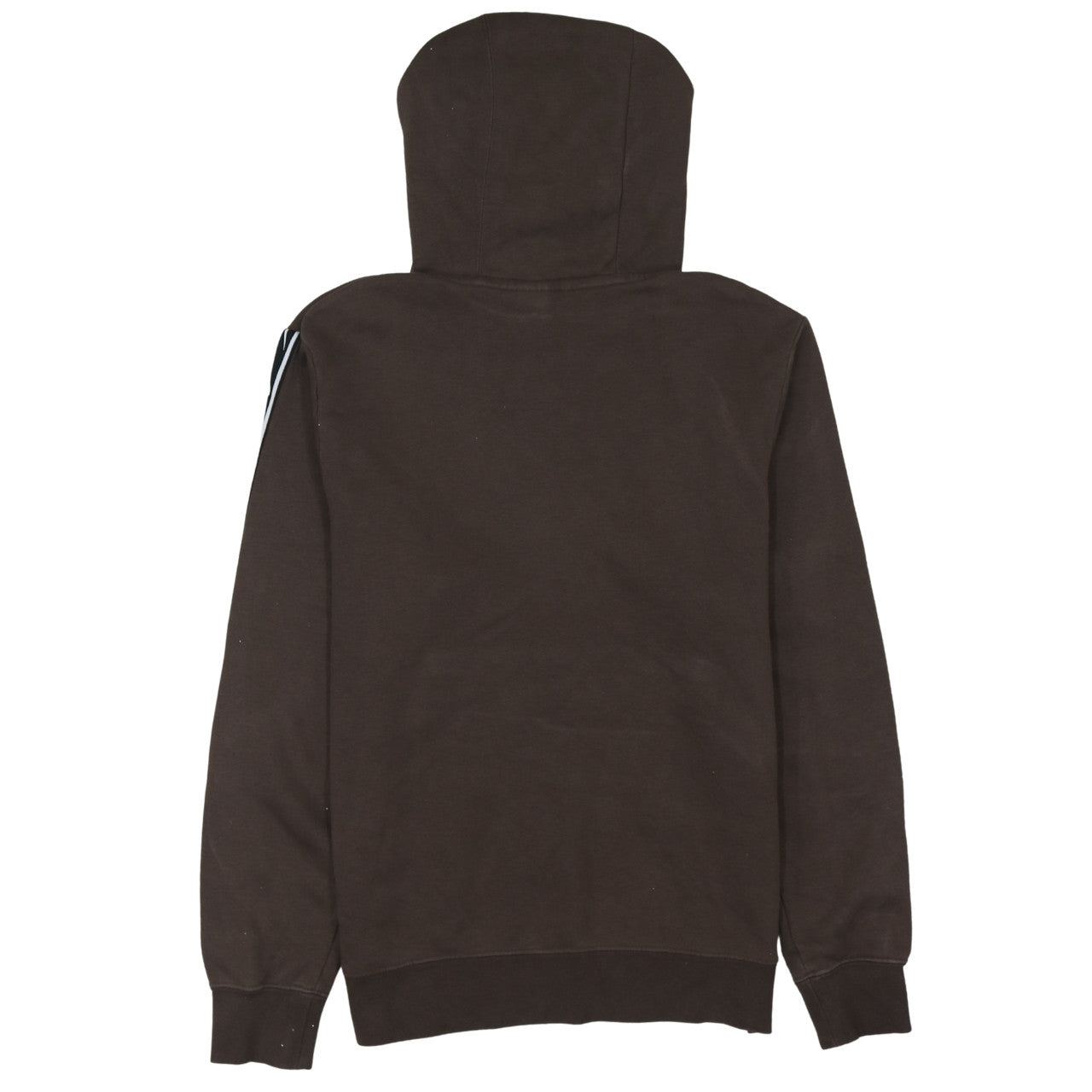 Nike Men's Brown Pullover Hoodie Small Logo Sleeve Graphic