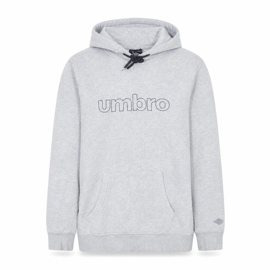 Umbro Men's Grey Pullover Hoodie M Regular Fit Sportswear