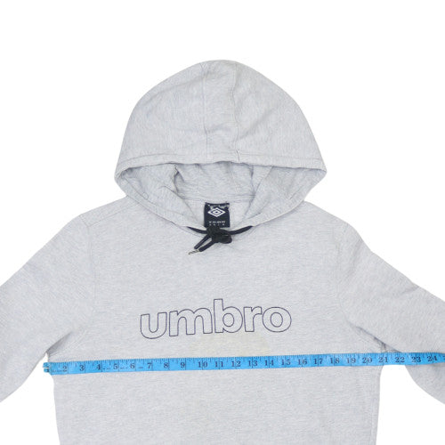 Umbro Men's Grey Pullover Hoodie M Regular Fit Sportswear