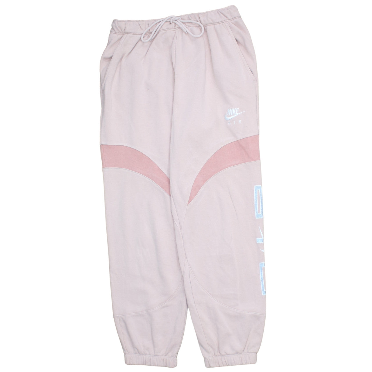 Nike Air Women's Pink Jogger Sweatpants Small Cotton Blend