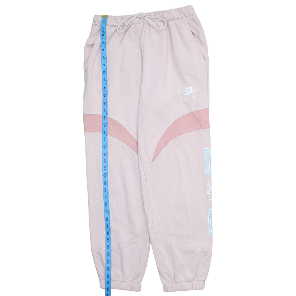 Nike Air Women's Pink Jogger Sweatpants Small Cotton Blend