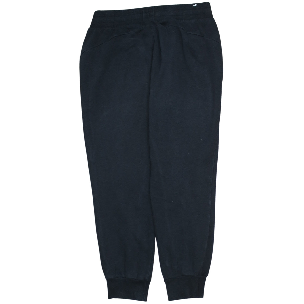Puma Women Black Jogger Sweatpants Size M Fleece Elastic Waist