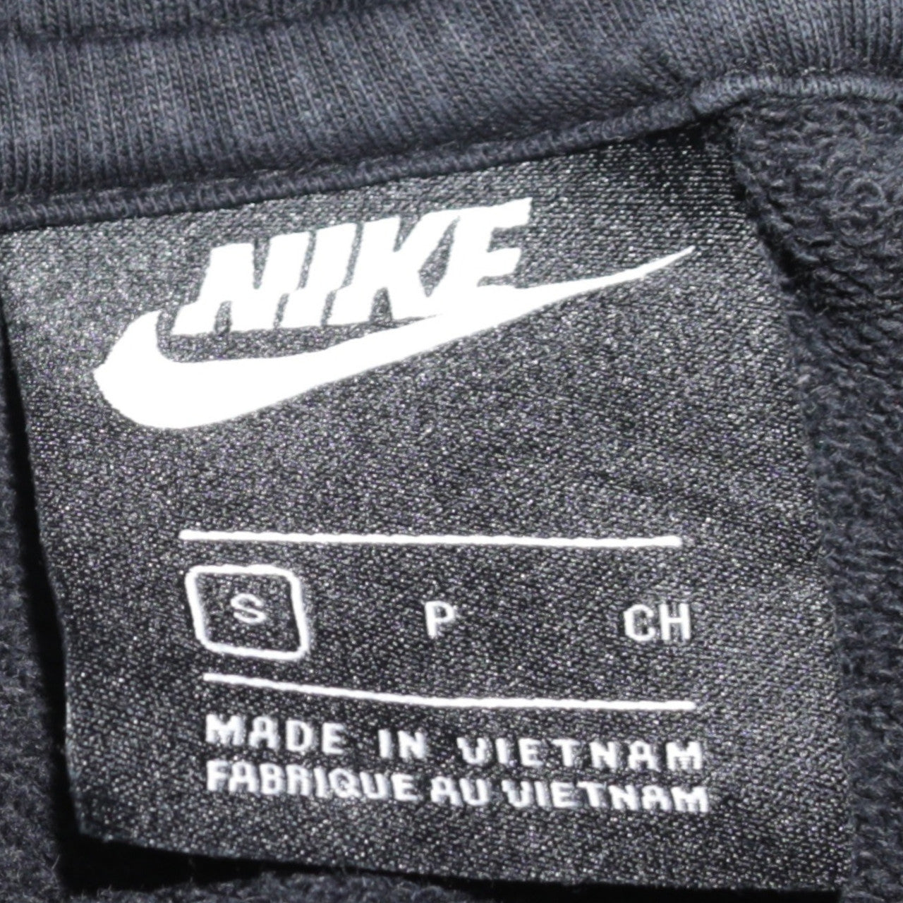 Nike Men's Black Small Pullover Hoodie Fleece Sweatshirt