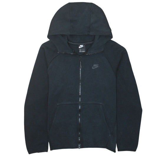 Nike Men's Black Full Zip Hoodie Sweatshirt Size M Regular Fit