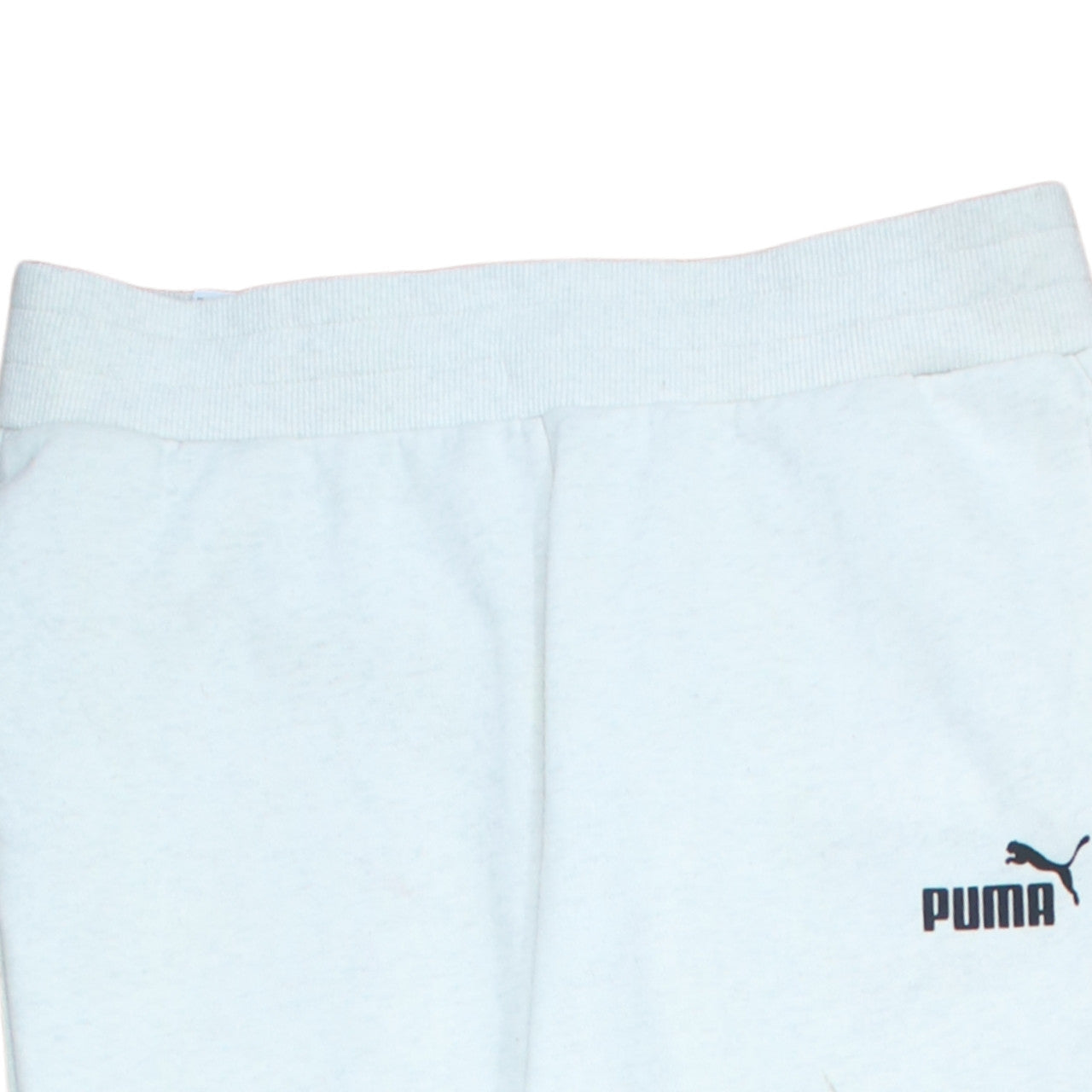 Puma Women White Jogger Sweatpants Size 12 Cotton Blend