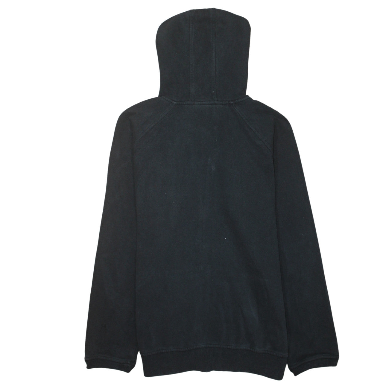 FILA Mens Black Full Zip Hoodie Sweatshirt M Fleece Lined Casual
