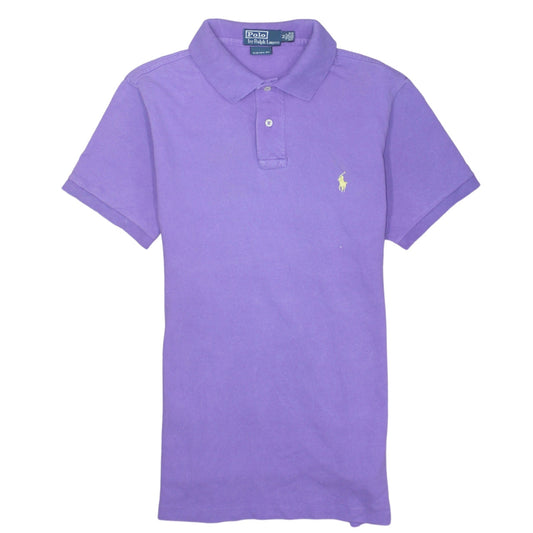 Ralph Lauren Men's Purple Custom Fit Cotton Polo Shirt Size M
