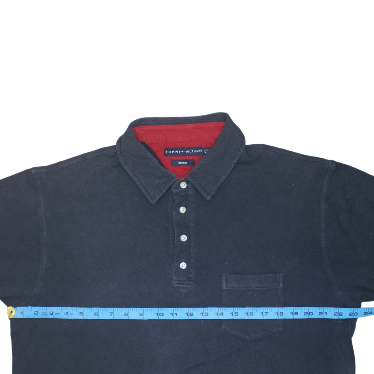 Tommy Hilfiger Men’s Blue 2XL Stretch Cotton Polo Shirt