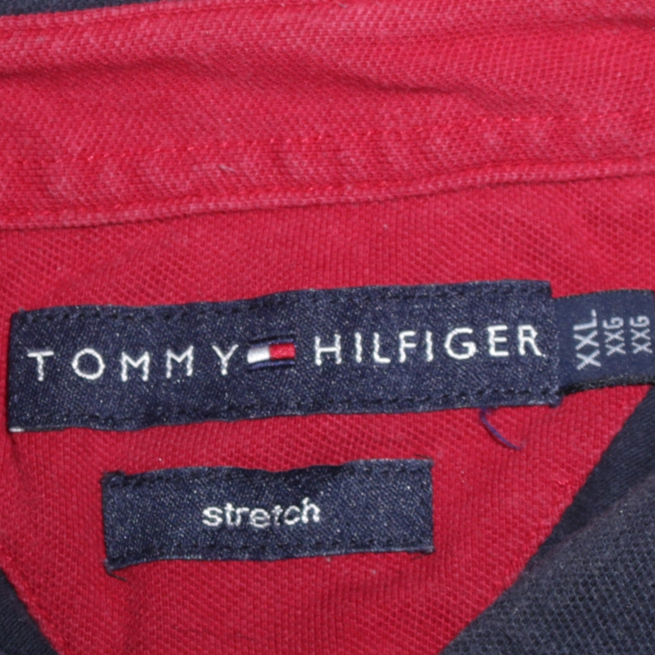 Tommy Hilfiger Men’s Blue 2XL Stretch Cotton Polo Shirt