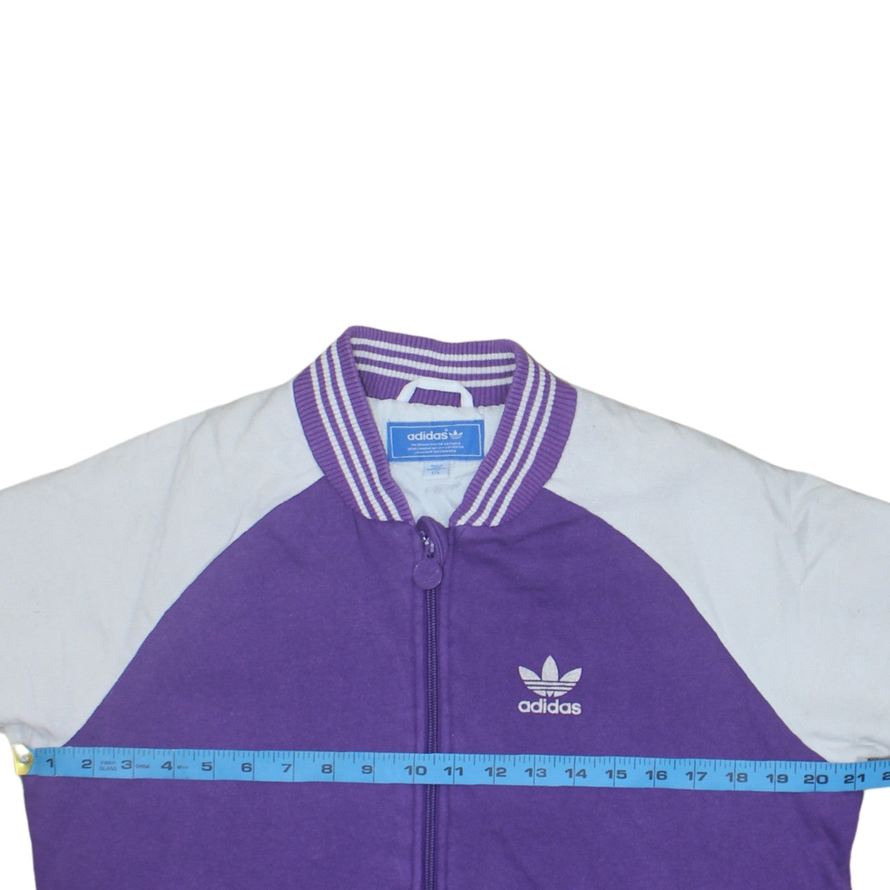 Adidas Originals Women's Purple Varsity Jacket Size 16