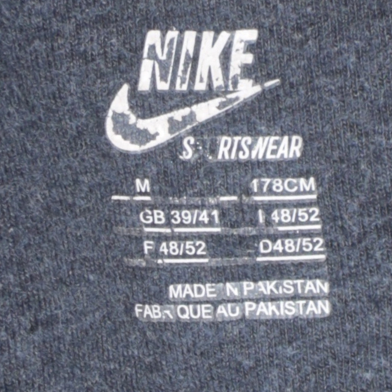 Nike Men's Black Pullover Hoodie Medium Fleece Sportswear