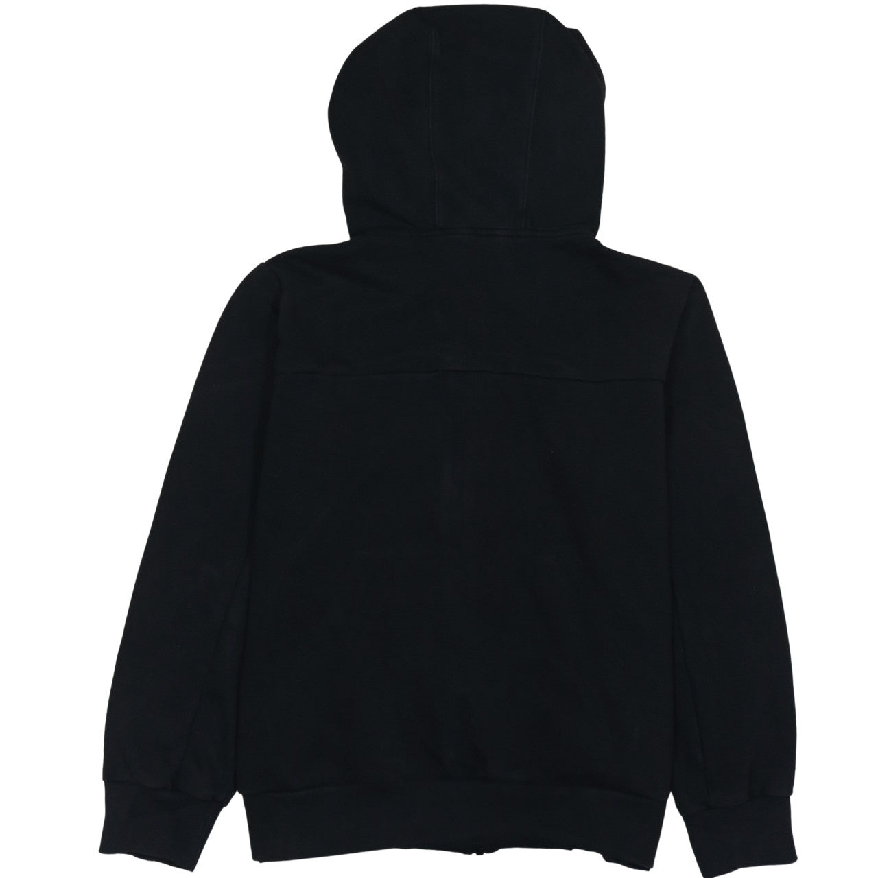 Adidas Women Black Full Zip Hoodie XL Cotton Blend Hooded Sweatshirt