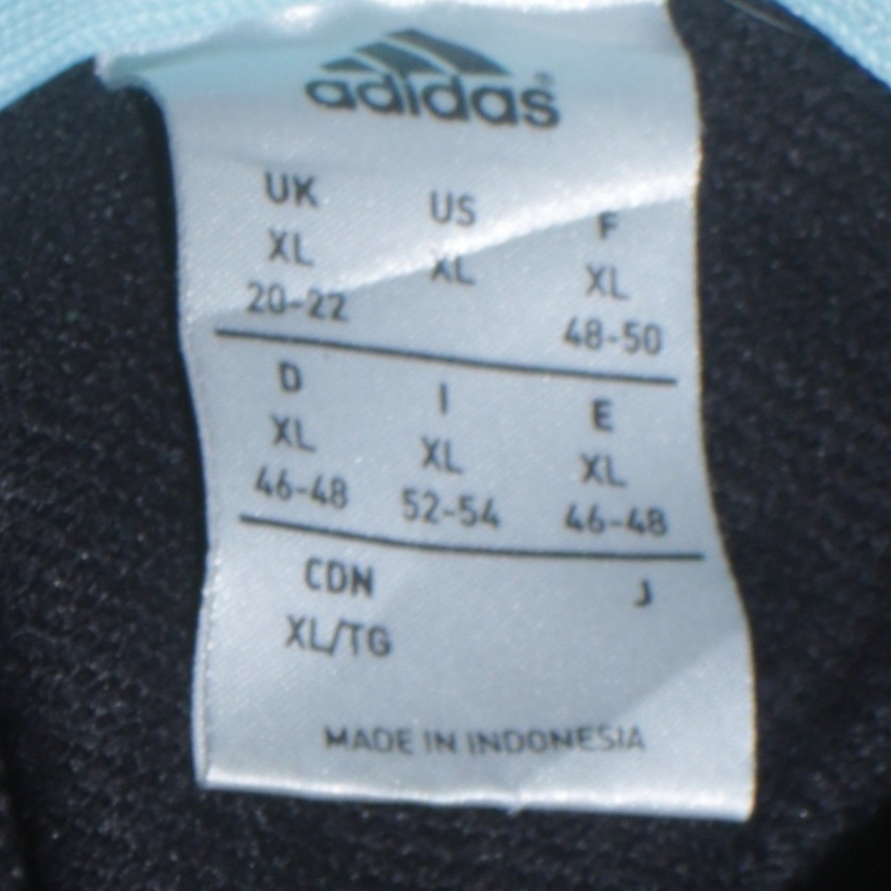 Adidas Women Black Full Zip Hoodie XL Cotton Blend Hooded Sweatshirt
