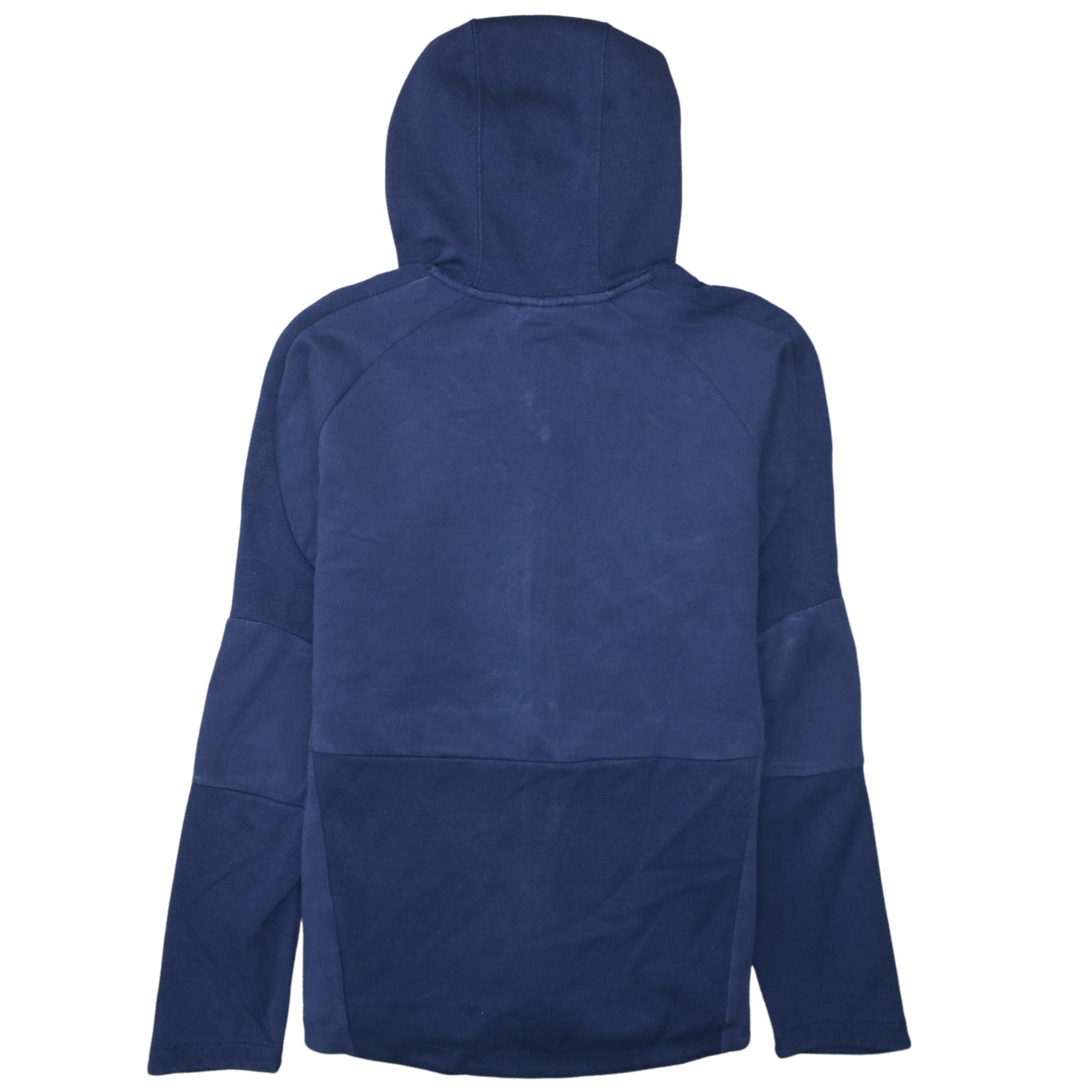 Puma Men's Navy Blue Full Zip Hoodie Size M with Logo Design