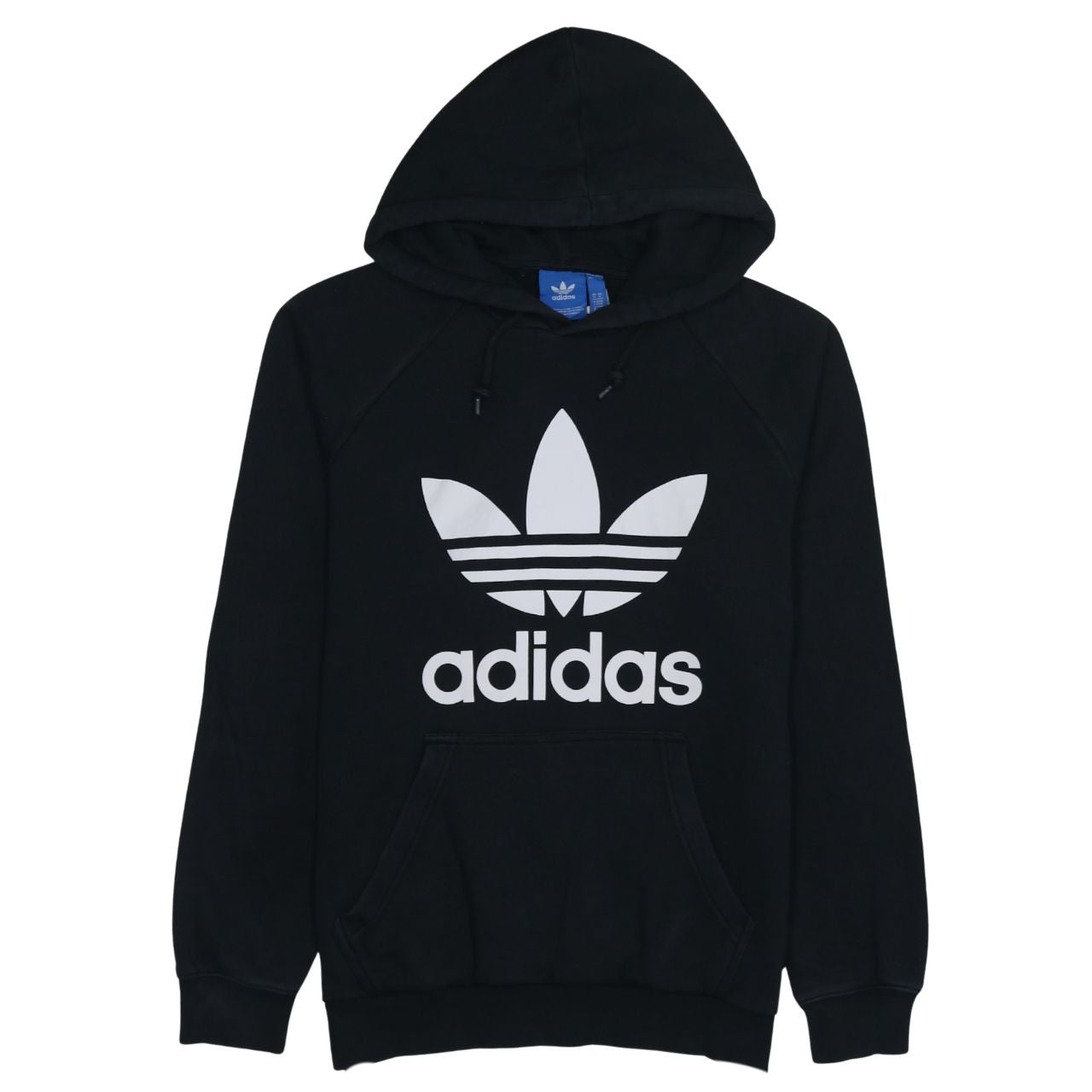 Adidas Women’s Black Pullover Hoodie, Medium, Logo Print, Casual Wear