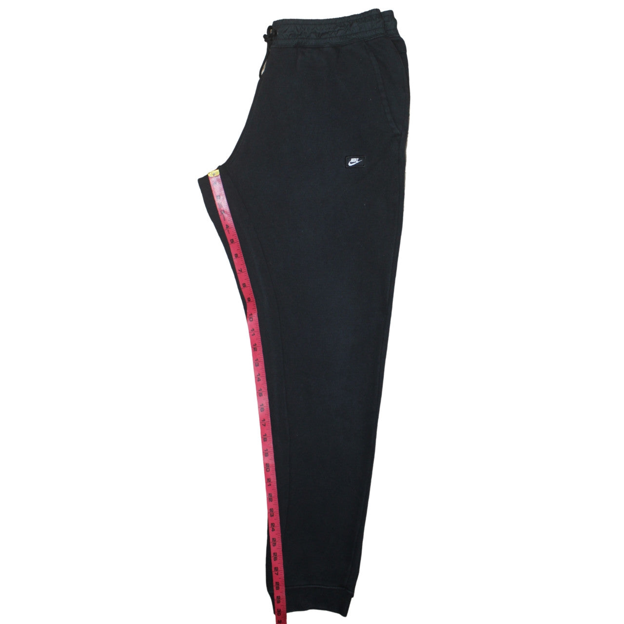 Nike Men's Black Jogger Sweatpants L Fleece Tapered Casual