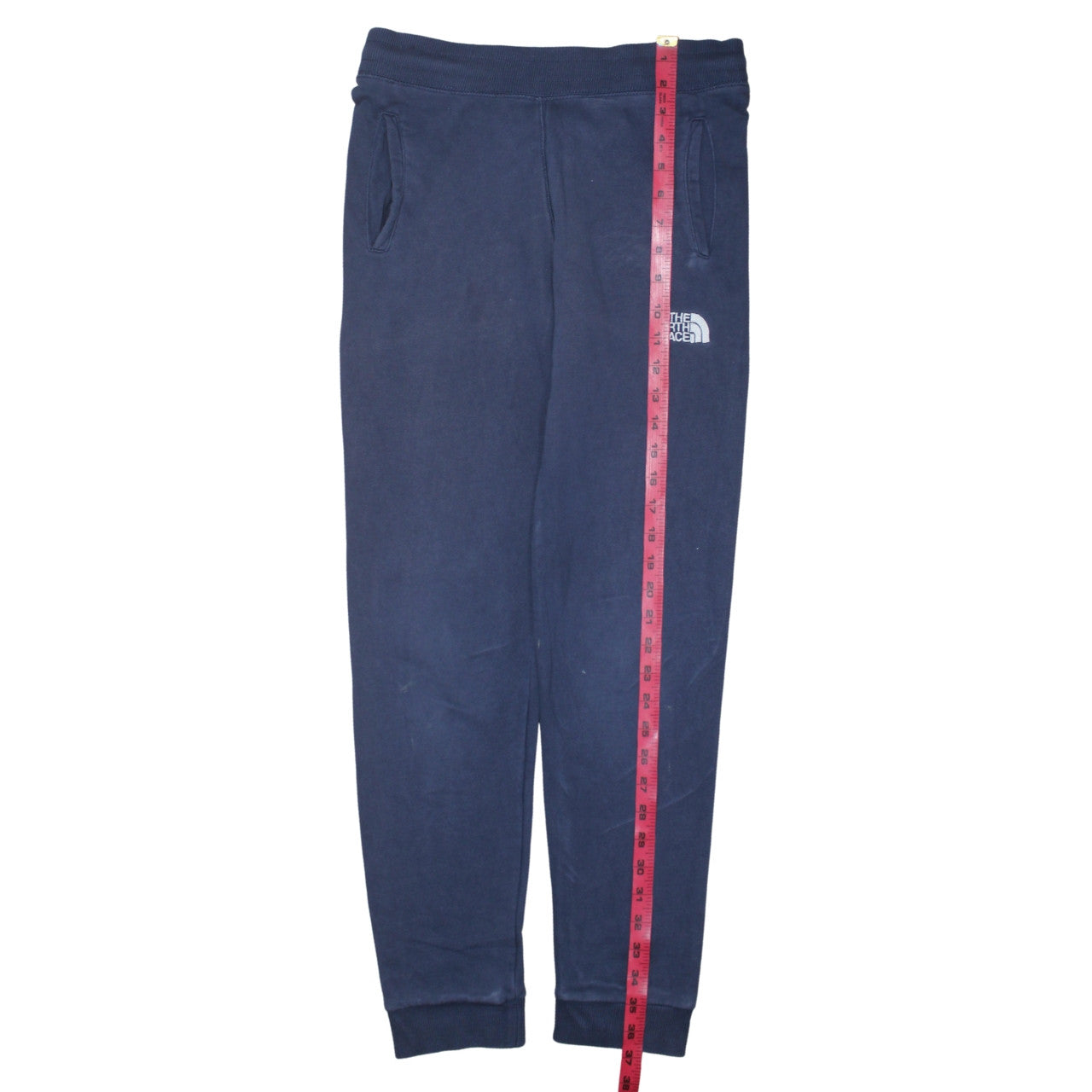 The North Face Boys Blue Cotton Jogger Trousers 14-16 Years Elastic Waist