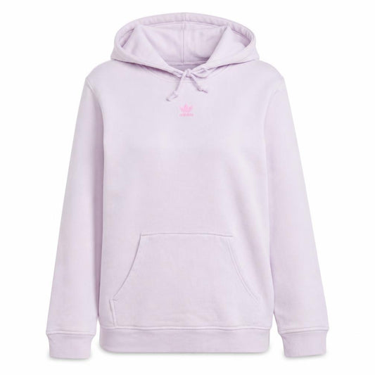 Adidas Womens Lilac Hoodie Medium Pullover Hooded Sweatshirt