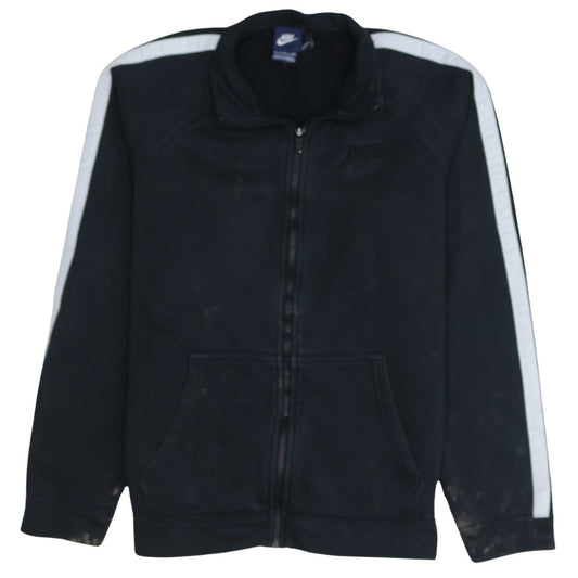 Nike Men's Black Full Zip Fleece Sweatshirt Size S