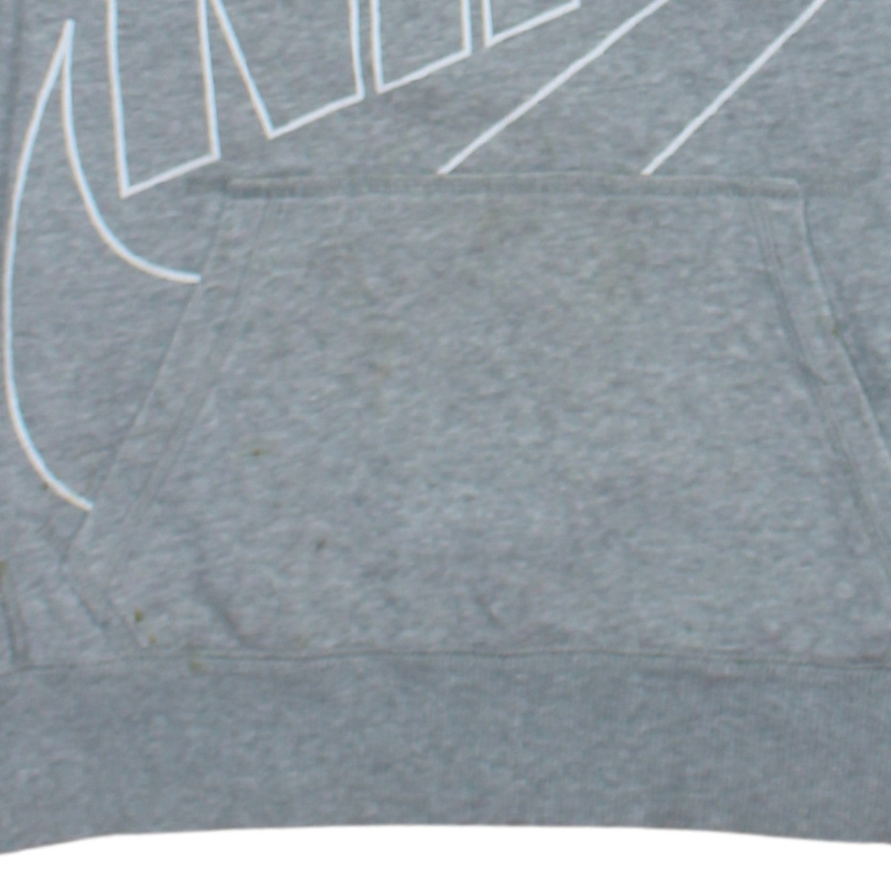 Nike Boys Grey Pullover Hoodie 12-13 Years Large Graphic Print Logo