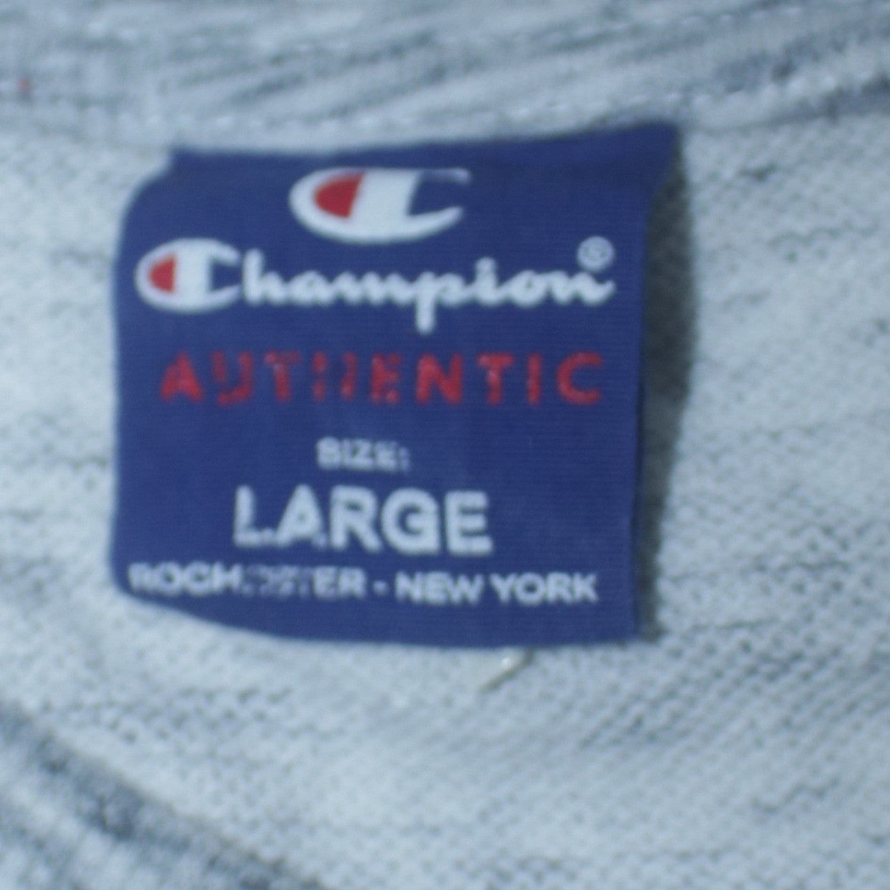 Champion Women’s Grey Marl Pullover Sweatshirt Large Cotton Blend