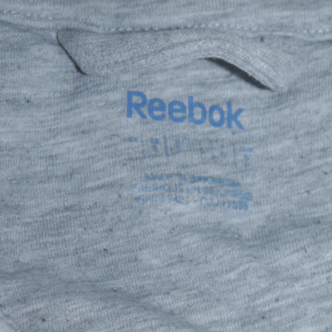 Reebok Men Grey Full Zip Hoodie Size S Classic Sportswear