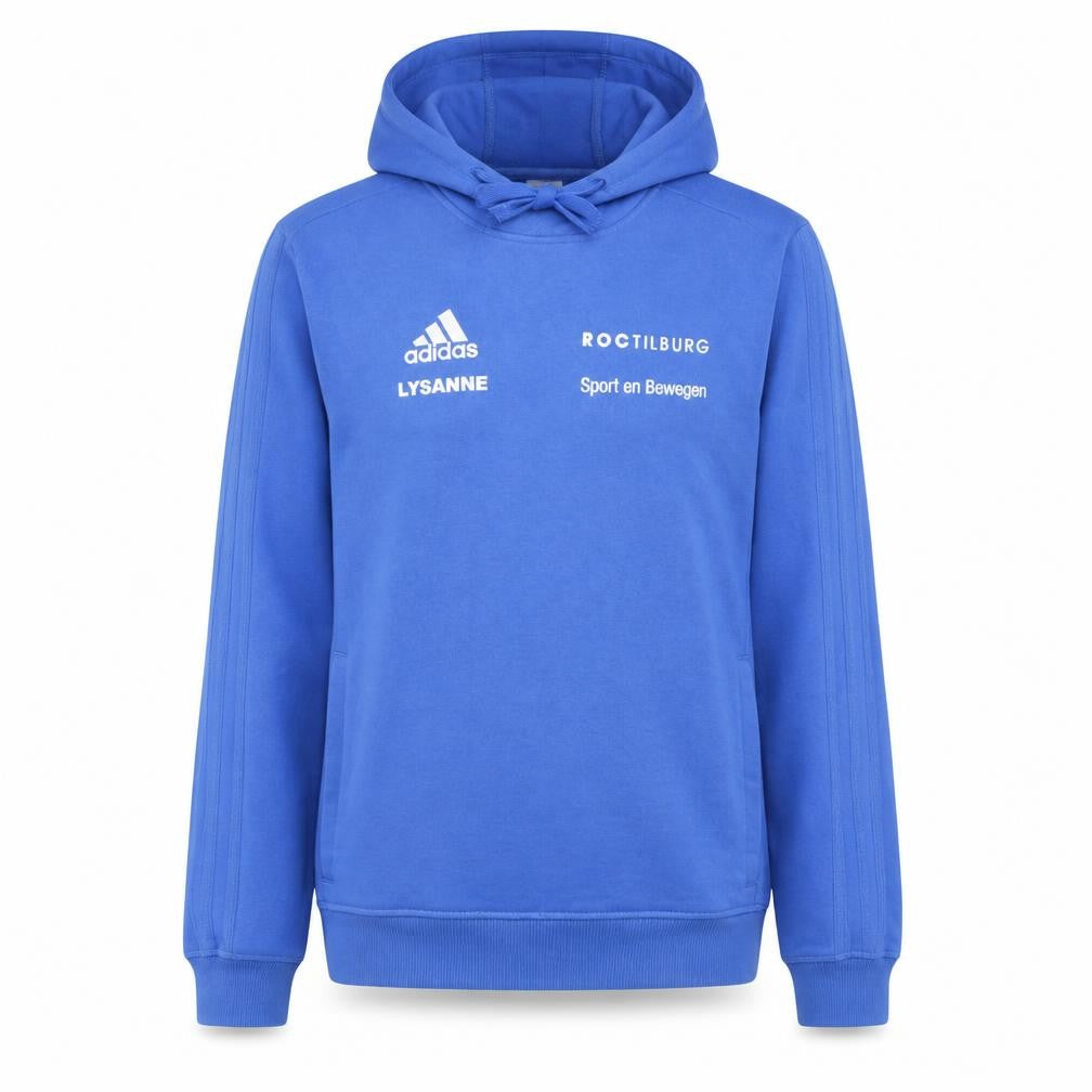Adidas Men's Blue Pullover Hoodie Small Athletic Fit