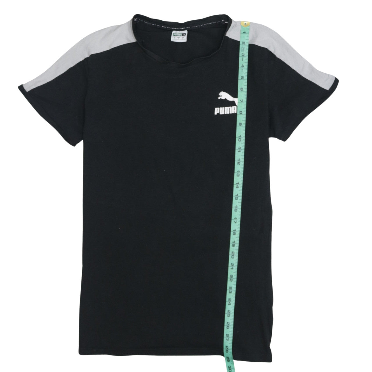 Puma Men's Black Crew Neck Short Sleeve Sports T-Shirt Size L