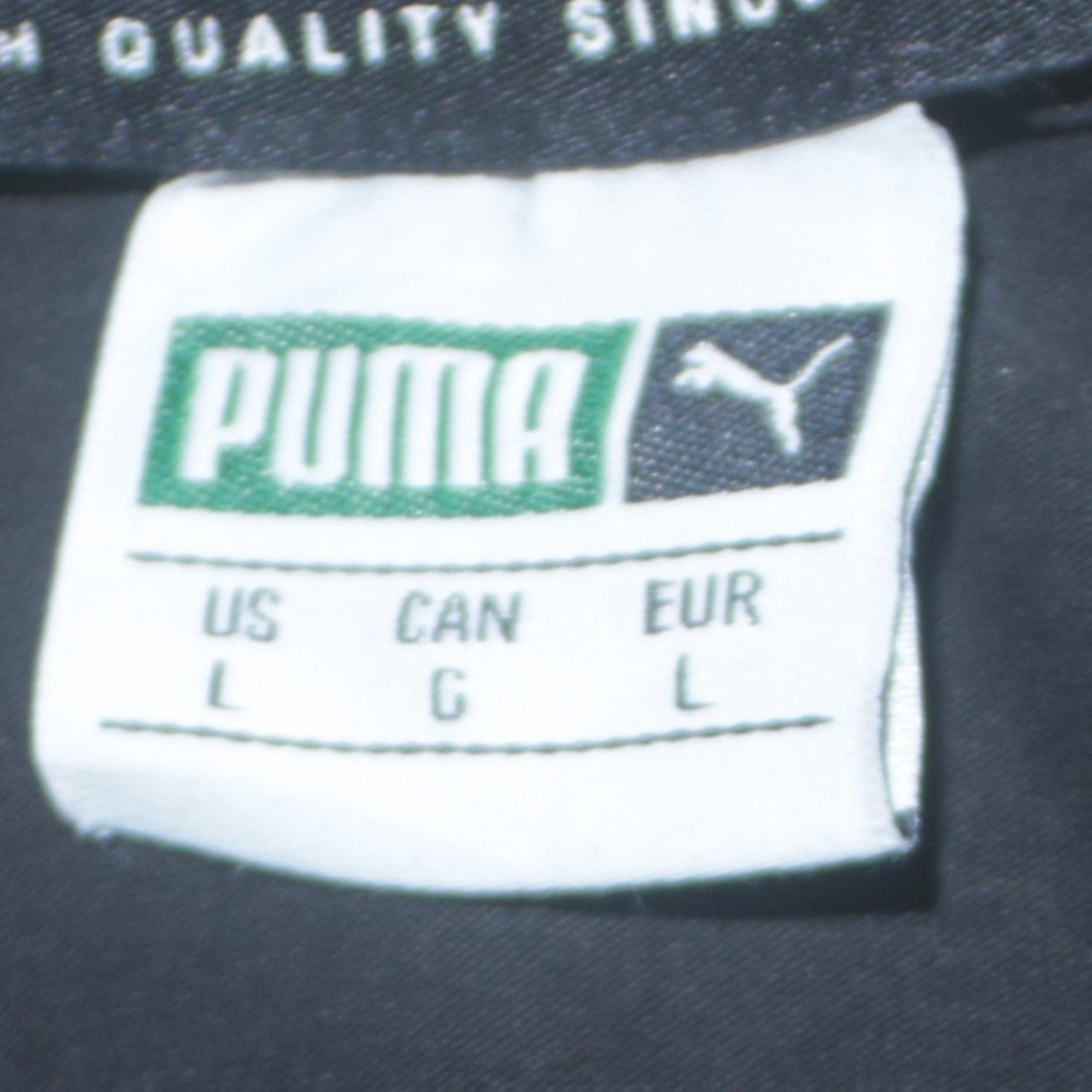Puma Men's Black Crew Neck Short Sleeve Sports T-Shirt Size L
